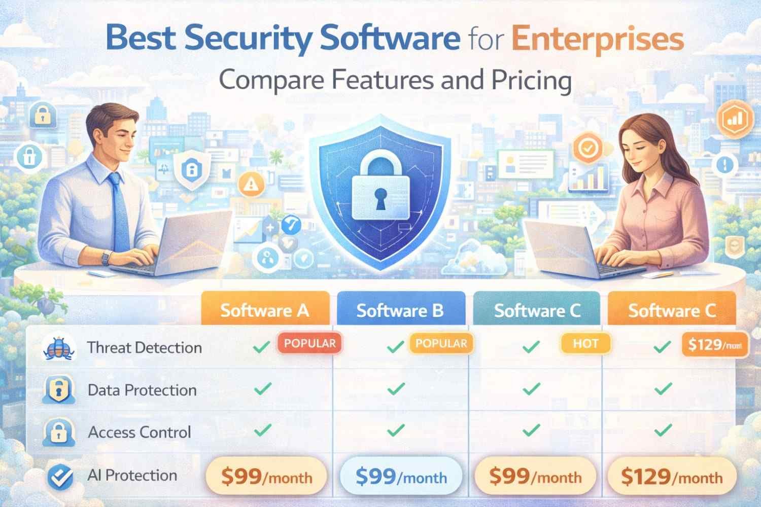 Best Security Software for Enterprises – Compare Features and Pricing