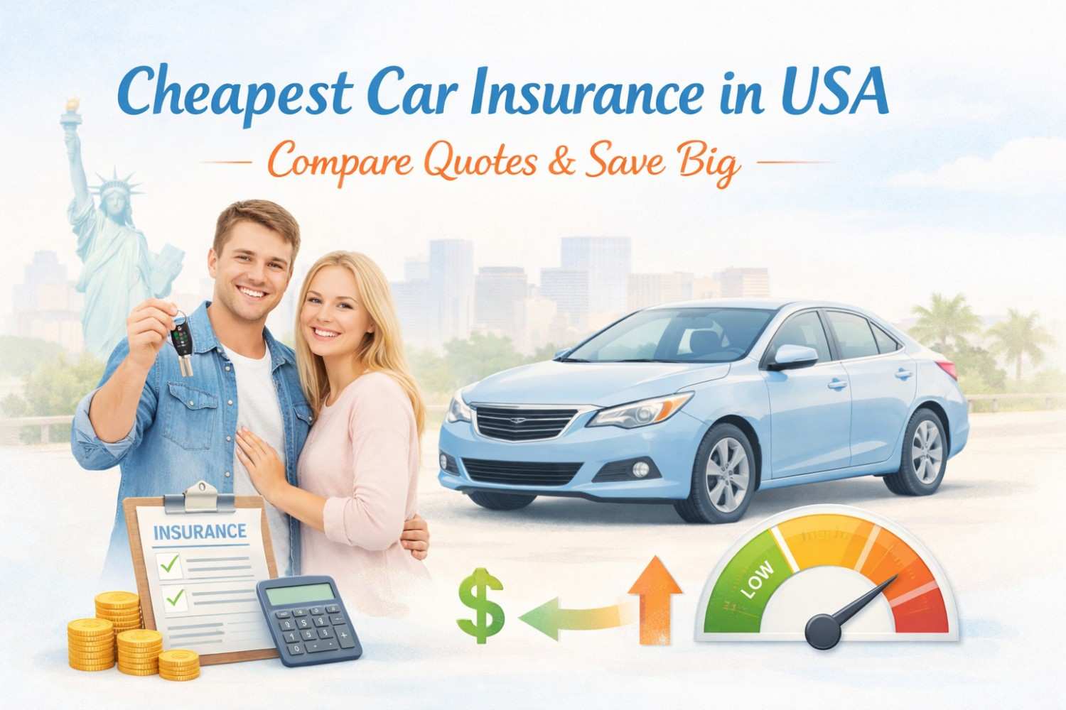 Cheapest Car Insurance in USA – Compare Quotes & Save Big