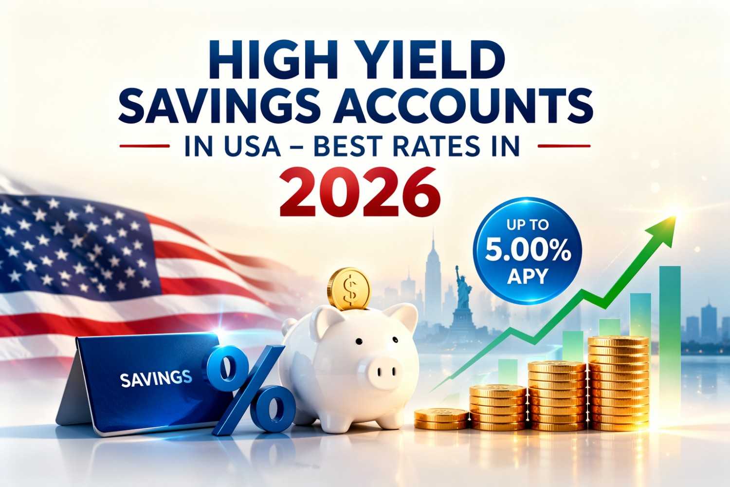 High Yield Savings Accounts in USA – Best Rates in 2026
