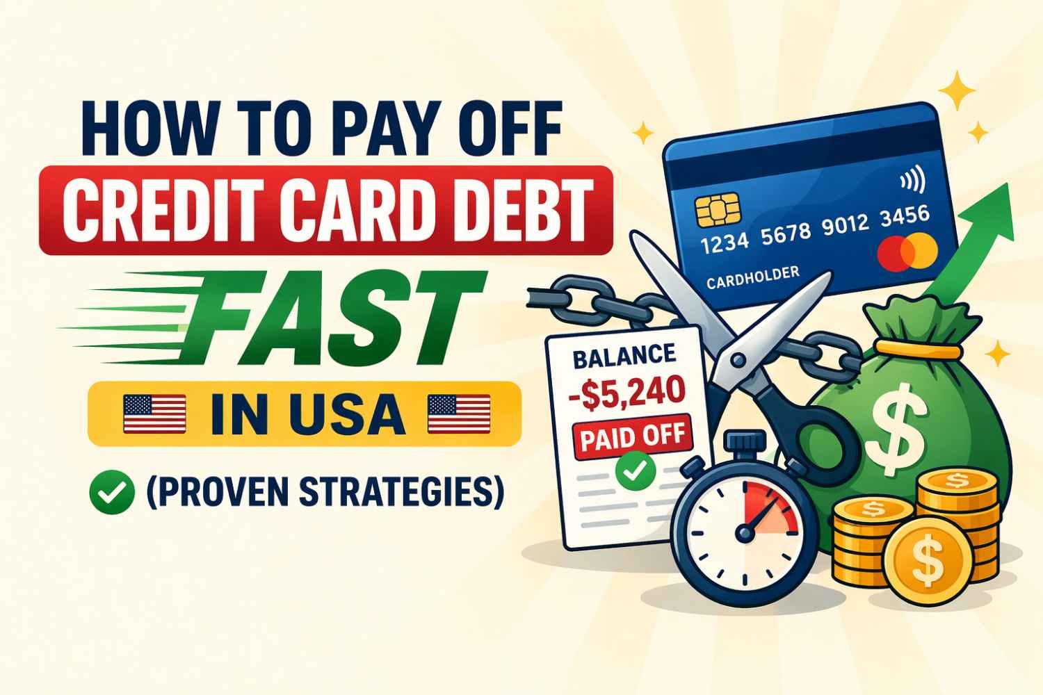 How to Pay Off Credit Card Debt Fast in USA (Proven Strategies)